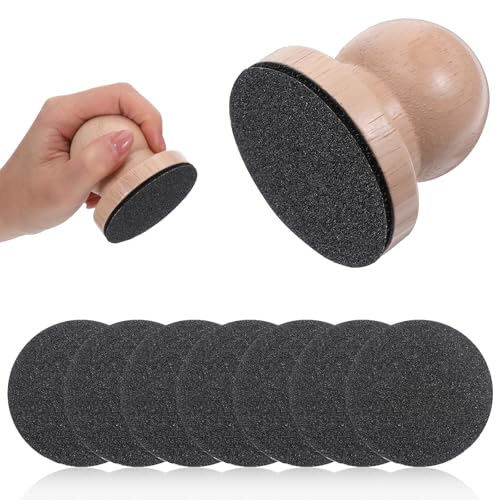 7PCS Nail File for Dogs, Dogs Nails File Scratch Board | Dogs Nail File with 6 Replaceable Discs Dogs Nail File for Dog Scratch Pad for Nail Care Ensures Smooth and Healthy Nails