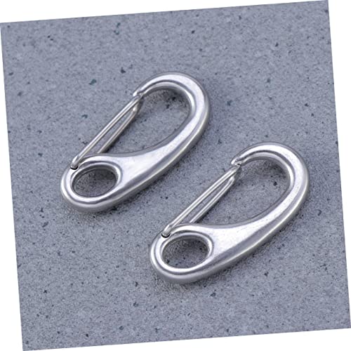 4pcs Stainless Steel Pet Id Tag Clips for Dogs and Cats Quick Connect Clamps for Easy Collar Changes and Tag Transitions