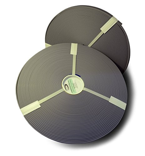 5/8" BETA Super Heavy(0.15" Thick) Matte BIOTHANE - Leather Embossed | BIOTHANE USA (25 Feet, Grey 523) - color: Grey 523, size: 25 Feet