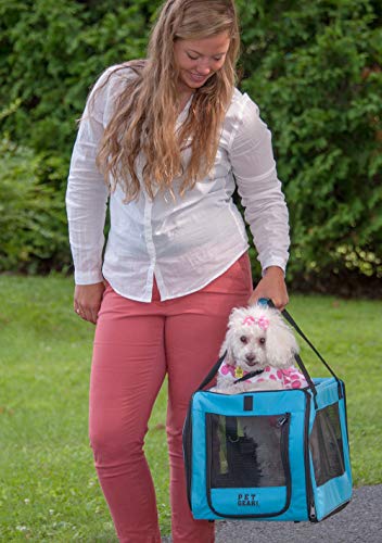 Pet Gear Carrier and Car Seat, Arctic Blue | For Small Dogs & Cats - color: ARCTIC BLUE