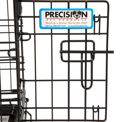 Precision Pet Products One Door Provalue Wire Dog Crate, 19 Inch, For Pets Up To 15 lbs, With 5-Point Locking System - size: 19"L x 12"W x 14"H