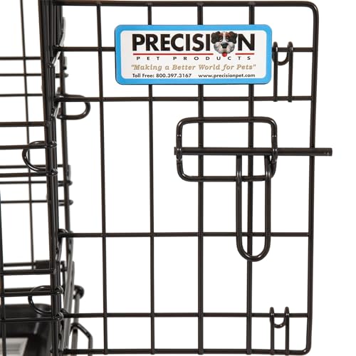 Precision Pet Products One Door Provalue Wire Dog Crate, 19 Inch, For Pets Up To 15 lbs, With 5-Point Locking System - size: 19"L x 12"W x 14"H