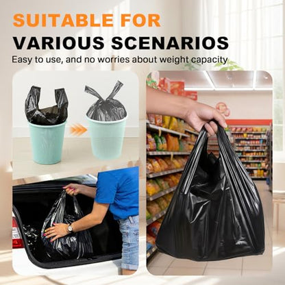 100 Count Dog Poop Bags Compatible with Arm & Hammer Pooper Scoopers, Thickened Pet Waste Bags with Easy-Tie Handles, Leak-Proof for Swivel Bin & Rake（Only Bags）
