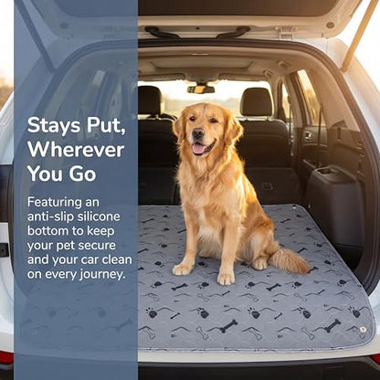 Washable Pee Pad Dog,Waterproof Puppy Training Mat, Reusable Pet Bed Pad | Heavy Absorbency 100%Waterproof Breathable Non-Slip Machine Wash Over 200 times 72×72 Pet Cage&Bed - size: 72×72 Inch(Pack of 1)