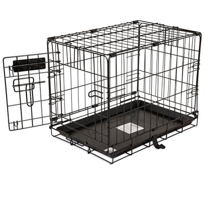 Precision Pet Products One Door Provalue Wire Dog Crate, 19 Inch, For Pets Up To 15 lbs, With 5-Point Locking System - size: 19"L x 12"W x 14"H