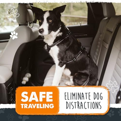 Mighty Paw Dog Seat Belt for Car - Safe Distraction Free Driving, Heavy-Duty Design with Aviation Grade Aluminum Carabiner, Adjustable Dog Seatbelt Harness for Small, Medium and Large Pets - style: Buckle Attachment (Most Popular)