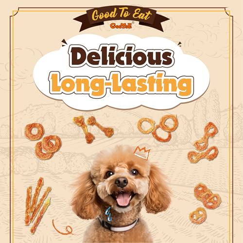 Gootoe Turkey Tendons for Dogs –All-Natural, Hypoallergenic Dog Treats, Rawhide Alternative, Long Lasting Puppy Chews, Healthy Dog Treats for Small Breeds, Ring (S), 6 Count Pack - size: 2.54 Ounce (Pack of 1)