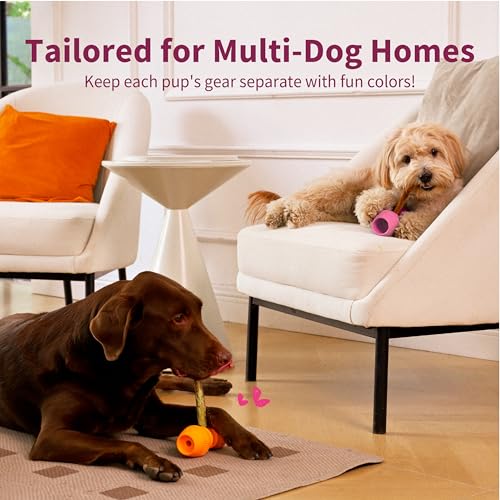 PetClan Chewise Bully Stick Holder, Improved Bully Sticks Holder, Ultimate Secure Heavy Duty, BPA-Free Safety Device to Prevent Choking, Fits Various Bully Sticks and Dog Sizes - color: Pink, size: Standard