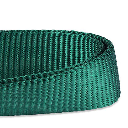 Hyhug Medium Dog Collar:Heavy-Duty Quick-Release Nylon Buckle, Adjustable & Durable, Cute Dog Collar (Medium, Dark Green) - color: Dark Green, size: Medium