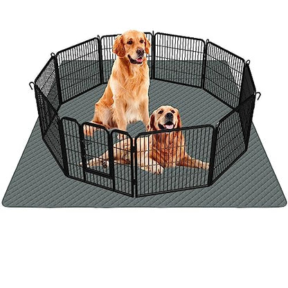 Washable Pee Pads for Dogs 72"×72" Reusable Puppy Pads Extra Large, Waterproof Pet Training Pads Leakage Non-Slip, Dog Pee Pads Whelping Pads for Playpen, Crate, Sofo, Car, Bed - size: 72"×72"