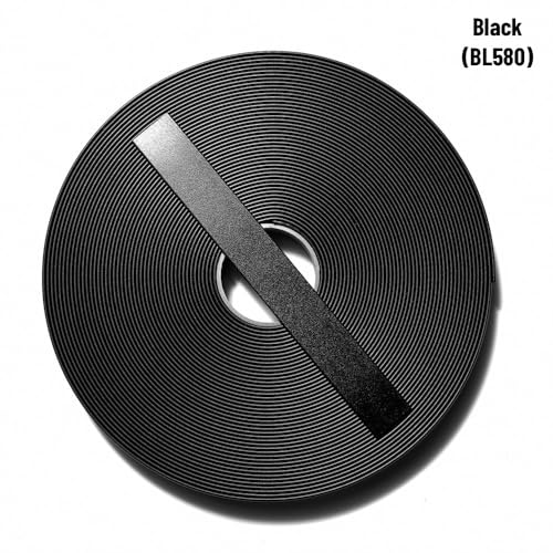Buckleguy.com BioThane®, Beta, Leather Weight - color: Black, size: W: 1-1/4" and L: 100 Foot Roll