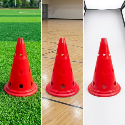 Dog Agility Hurdle Set, Height Adjustable Soccer Cones for Training & Sports, Flexible PE Agility Training Equipment