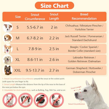Coppthinktu Soft Dog Muzzle, Breathable Mesh Muzzle for Small Medium Large Sized Dog Mouth Cover, Adjustable Muzzles to Prevent Biting Barking Dogs Mouth Cover Allows Drinking (Light Blue XXL) - size: XXL