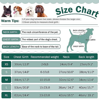 QBLEEV Dog Dress, Medium Puppy Sweaters - Warm, Soft Turtleneck Custom Holiday Sweaters for Dogs, Girls & Boys - color: Green, size: Large