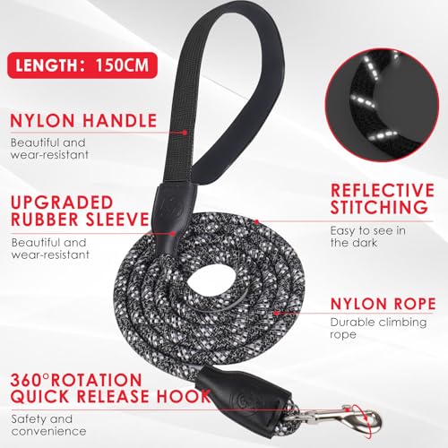 Dog Harness and Leash Set, No Pull Saddle Style Pet Harness, Breathable Mesh Adjustable Reflective Dog Vest for Medium Small Dogs Harness 2 D-Rings, Black, XS - color: Black, size: XS