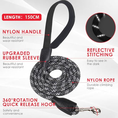 Dog Harness and Leash Set, No Pull Saddle Style Pet Harness, Breathable Mesh Adjustable Reflective Dog Vest for Medium Small Dogs Harness 2 D-Rings, Black, XS - color: Black, size: XS
