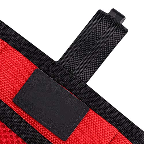 Dog Training Treat Pouch Small Portable Dog Treat Pouch Bag with Clip Pet Bait Snack Reward Puppy Training Container Food Treat Feeding Holder Mini Dog Treat Tote Waist Bag for Pet Training Walking - color: Red