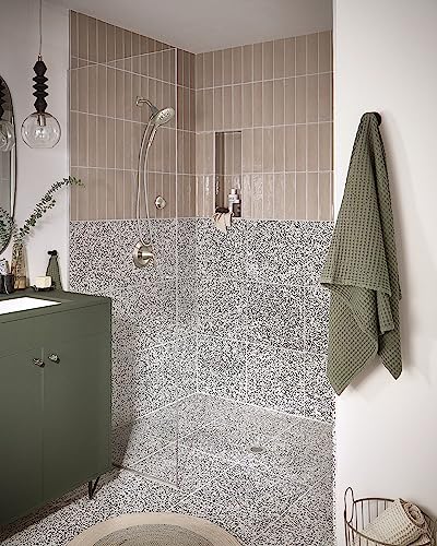 Moen Brushed Nickel Remote Dock for Magnetix Handshowers with Included Wall Bracket or Permanent Waterproof Adhesive Options, 186117BN - color: Brushed Nickel