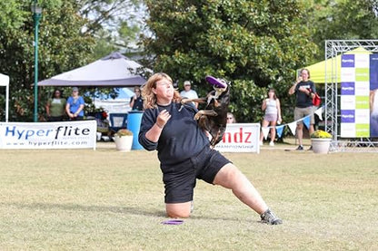 Hyperflite Z-Pup Hyperflex Flexible Dog Flying Disc, Small Dogs | Ultra Flexible, Puncture Resistant | 7.25-inch, 112g | Small Dogs | Purple