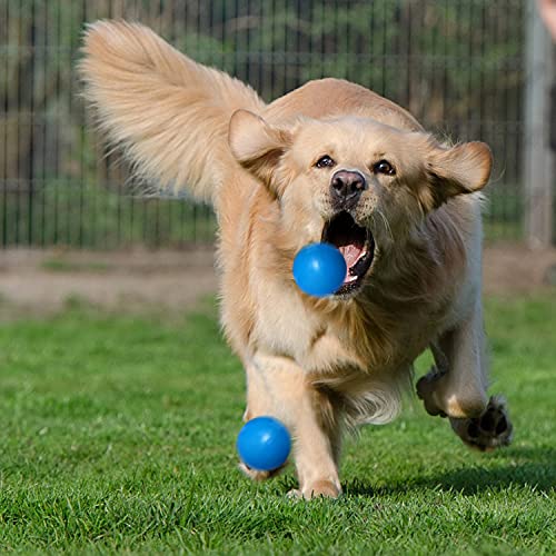 Indestructible dog balls, Solid Rubber Bouncy Balls for Dogs Aggressive Chewers,100% Safe & Non-Toxic, Floating Durable Dog Chew Ball for Medium&Large Dogs to Training, Play, Exercise and Fetch.