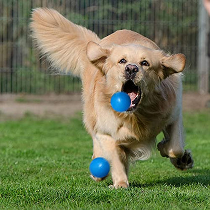 Indestructible dog balls, Solid Rubber Bouncy Balls for Dogs Aggressive Chewers,100% Safe & Non-Toxic, Floating Durable Dog Chew Ball for Medium&Large Dogs to Training, Play, Exercise and Fetch.