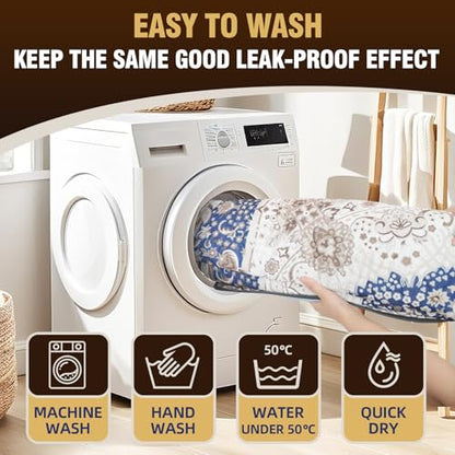 DEEP DEAR Washable Pee Pads for Dogs 65"x48" 1 Pack, Reusable Dog Pee Pads Extra Large, Super Absorbent Puppy Pads XXL, Waterproof & Leak-Proof Dog Potty Training Pads, Non-Slip Pet Incontinence Pads - color: Classic Brown