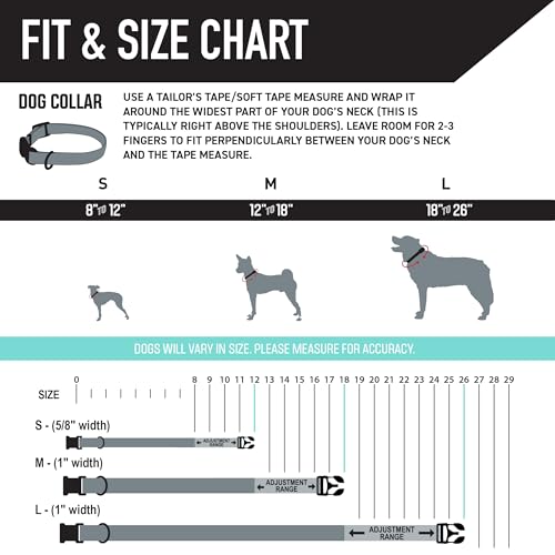 Wolfgang Heavy Duty, Adjustable Dog Collar with Quick Release Nylon Buckle for Walking & Training, FuzzyTails Print, Small - color: FuzzyTails Print, size: Small (5/8 Inch x 8-12 Inch)