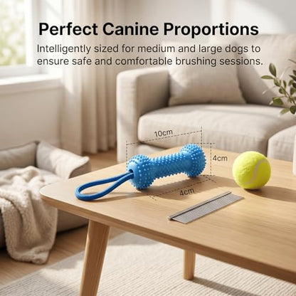 Dual-Action Dog Dental Chew Toy, Adjustable Canine Mouth Opener for Teeth Brushing, Durable Bite-Resistant Pet Oral Care Tool and Teeth Cleaning Aid for Medium Large Dogs (1Pcs) - color: 1Pcs