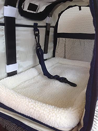 6-in-1 Sturdy Pet Carrier Backpack, Front Pack, Shoulder Bag, Pet Hand Bag, Car Seat Crate, Soft-Sided pet Carrier, Small Dog & Cat Travel Carrier, Size Large for Pets 18-21” Long, by Natuvalle. - size: L: For pets 18-21” Long, 14” High & MAX 22 Lb
