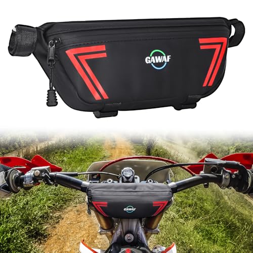 Upgrade Motorcycle Handlebar Bag, Universal Waterproof Motorcycle Tool Bag, Bicycle Front Storage Bag Fit for SURRON LIGHT BEE X, S X160, X260, Talaria Sting Segway Electric Dirt Bike - color: Motorcycle Handlebar Bag