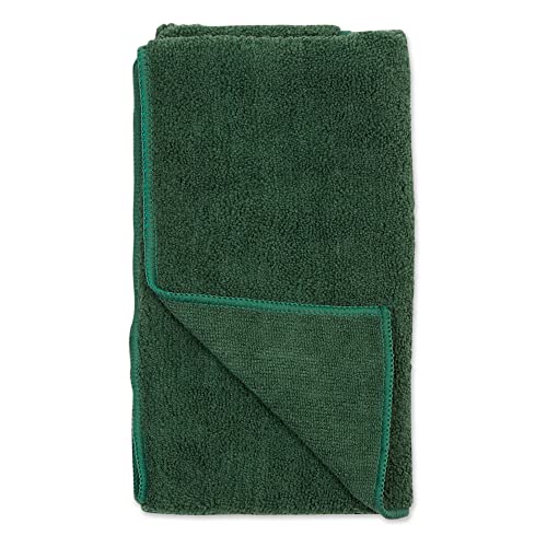Bone Dry Pet Grooming, Embroidered Microfiber Towel Drying Collection, 15x30, Hunter Green - color: Hunter Green, size: 15x30"