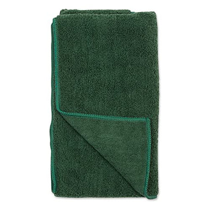 Bone Dry Pet Grooming, Embroidered Microfiber Towel Drying Collection, 15x30, Hunter Green - color: Hunter Green, size: 15x30"