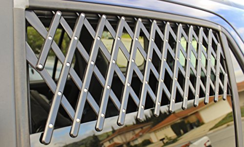 Zoie + Chloe Extra Large Car & Truck Window Pet Gate - color: Black