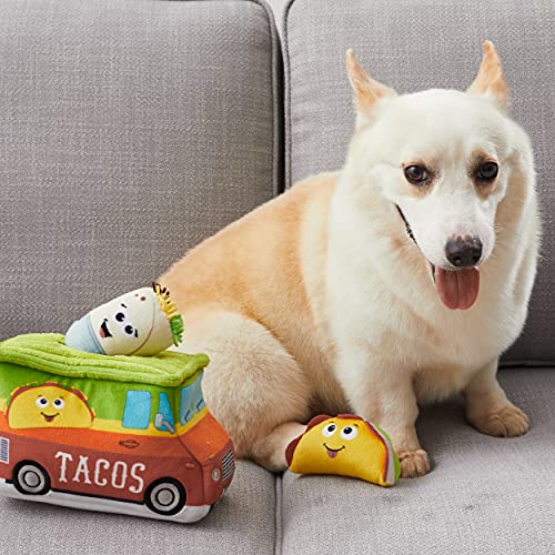 Outward Hound Hide A Taco Plush Dog Toy Puzzle - color: Taco Truck