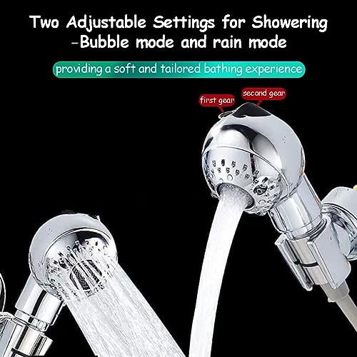 MANON ROSA Dog Shower Attachment - High-Pressure 2-Mode Handheld Sprayer with Universal Hose Interface for Small Medium Large Pets: Puppies Cats Kittens- Ideal for Bathing Massaging Grooming