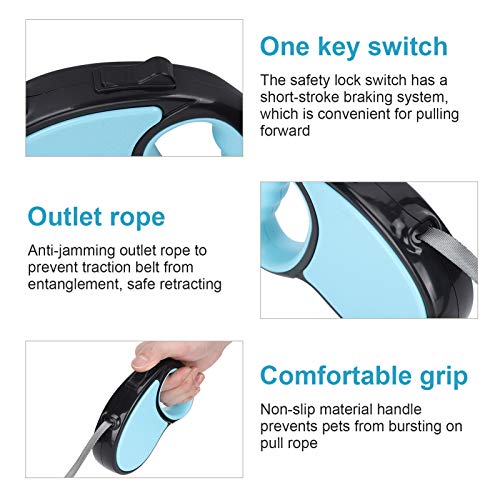 Retractable Dog Leash Heavy Duty with Anti Slip Handle Long Extendable Leash for Walking Jogging Camping Fits Small Medium Large Dogs Model#2