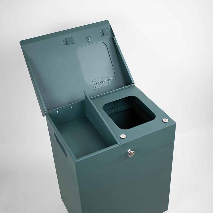 ZERO WASTE USA Yard Buddy™ - Rust-Proof Dog Waste Station for Home - Buit to Last and Includes a 10-Yr. Warranty. 200 Waste Bags & 25 Can Liners