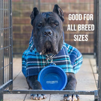 SparkDog Sweet But Psycho Collapsible Dog Bowl, 1000ML (34oz) –XL Food-Grade Silicone Travel Bowl with Sturdy Rim – Extra Large Portable for Dogs & Cats – Great for Pet Lovers (Gray) - color: Gray-"Sweet But Psycho"
