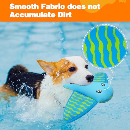 Squeaky Dog Toys, Floating Dog Toys for Indoor or Outward Play, Interactive Dog Gifts for Small and Medium Dogs – Manta - style: E-Manta