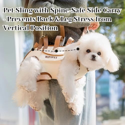 6-in-1 Hands Free Pet Carrier Backpack for Dogs & Cats - Convertible Shoulder Sling, Leash & Lift Harness, Portable Breathable Design Small Dog Carrier Slings for Puppies, Yorkie (4-8 lbs) - size: 8.8"L x 5.4"W x 2.9"H