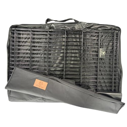 PJYuCien Storage Bag for 36"x24" Metal Foldable Dog Playpen | 600D Oxford Fabric, 270° Large Zipper, Travel Carry Case for Camping, Park & Home, Waterproof Moisture-Proof - size: 36"x24"