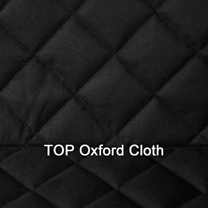 HONEST OUTFITTERS Dog Car Seat Cover, Pet Front Cover for Cars, Trucks, and Suv's - Waterproof & Nonslip Dog Seat Cover,(Front Seat) - color: Black