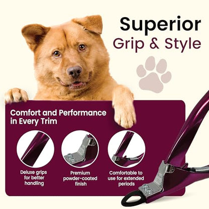 Resco Candy Series Dog Nail Clippers for Small to Medium Dogs – USA-Made Professional Guillotine Pet Nail Trimmer with Replaceable Blade System - color: Candy Red, size: Small/Medium