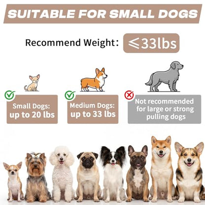 Retractable Dog Leash with USB Rechargeable Flashlight for Night Walks, 16FT Automatic Telescopic Tractor Dog Leash for Small and Medium Dogs, Beige - color: apricot
