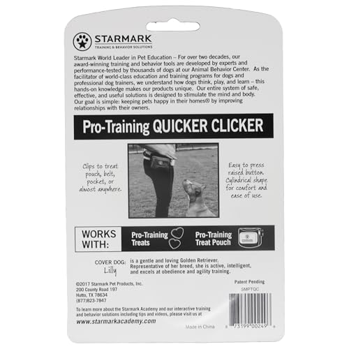 Triple Crown Pro Training Quicker Clicker Device Dome Shape Fast Click Pet Dog