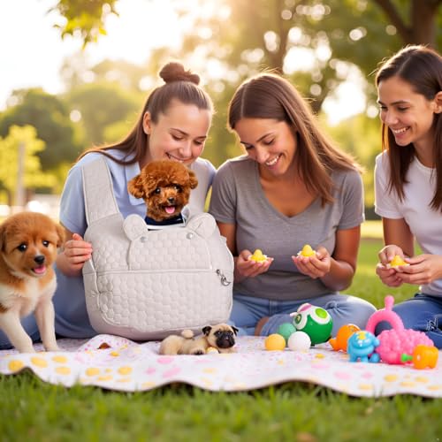 Dog Backpack Carrier for Dogs, Adjustable Strap Cat Carrier Sling, Hands-Free Front Facing Pets Sling Chest, Fit 5-15 Lbs Pets Carrier Backpack for Camping Hiking Traveling Cycling(Light Gray) - color: Light Gray