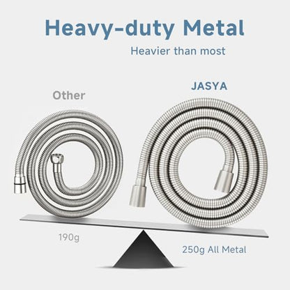 Shower Hose Extra Long 304 Stainless Steel Handheld Showerhead Hoses,Anti Winding Interface,With Brass Insert And Nut-durable ＆ Flexible Rv Shower Hose Replacement (Brushed Nickel, 39 Inches) - color: Brushed Nickel, size: 39 Inches