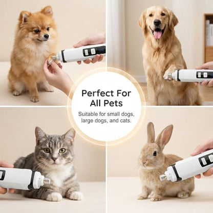 Silent Groom Pro, 2026 New Silent Pet Nail Grinder, Dog Silent Nail Grinder for Dogs Silent Dog Nail Trimmer, Rechargeable USB Charging Electric Pet Nail Grinder Nail File for Pet (#02) - color: #02