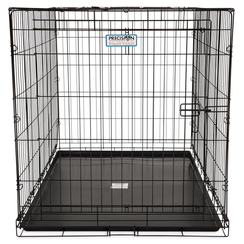 Precision Pet Products One Door Provalue Wire Dog Crate, 48 Inch, For Pets 90-125 lbs, With 5-Point Locking System - size: 48"L x 30"W x 32"H