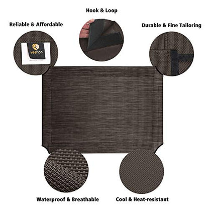 Veehoo Dog Bed Cover for CWC1803-XL - color: Brown, size: 49.0"L x 33.0"W x 0.2"Th